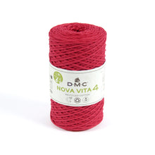 dmc eco nova vita reycled cotton knitting knit crochet yarn wool fabric shack malmesbury D385_05 Red