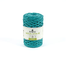 dmc eco vita tubular wool yarn knitting crochet cord light blue fabric shack malmesbury D385_089