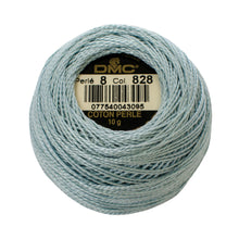 dmc pearl cotton thread yarn size 8 80 light blue 828 fabric shack malmesbury D1168_282