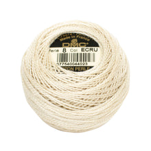 dmc pearl cotton thread yarn size 8 80 metres ecru fabric shack malmesbury D1168_ecru