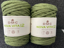 dmc nova vita 12 recycled cotton yarn wool olive green 83 fabric shack malmesbury