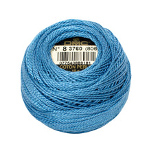 dmc pearl cotton thread yarn size 8 80 metres blue 3760 fabric shack malmesbury D1168_3760-ALT