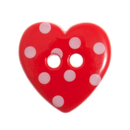 dotty heart button red white 15mm 2 hole fabric shack malmesbury G444824_8