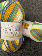 double knit dk tropical beaches summer yarn wool fabric shack malmesbury pineapple beach 4860