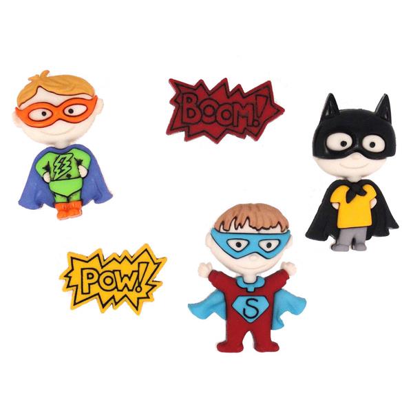 dress it up kids buttons novelty be my super hero fabric shack malmesbury