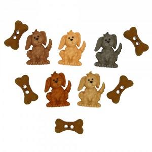 dress it up kids buttons novelty give a dog a bone  fabric shack malmesbury