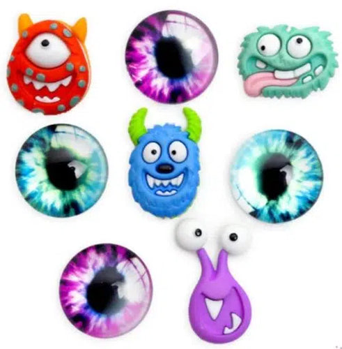 dress it up novelty kids buttons halloween monsters eyes fabric shack malmesbury