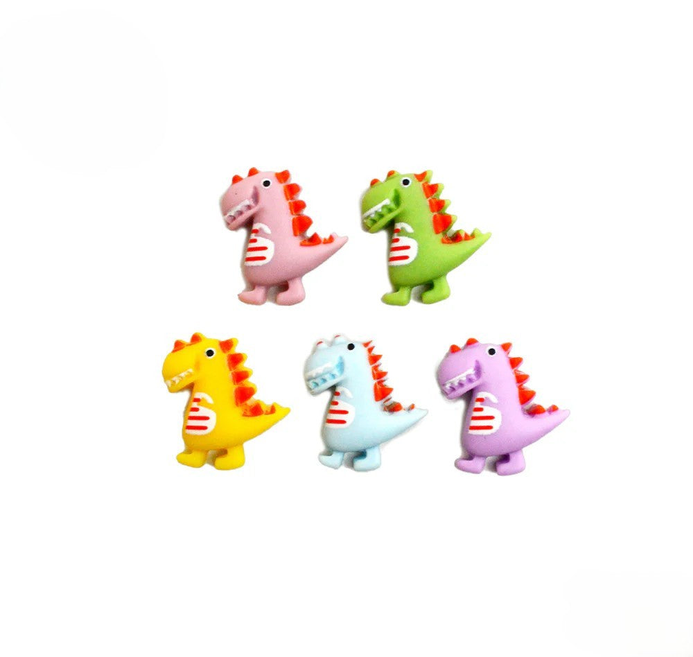 dress it up novelty kids buttons pastel dinos dinosaurs 12162 fabric shack malmesbury