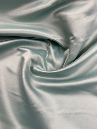 duchess satin misty green fabric shack malmesbury