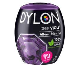 dylon all in 1 fabric dye deep violet machine pod 2205163 fabric shack malmesbury