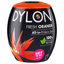 dylon all in 1 fabric dye fresh orange 55 machine pod 2205159 fabric shack malmesbury