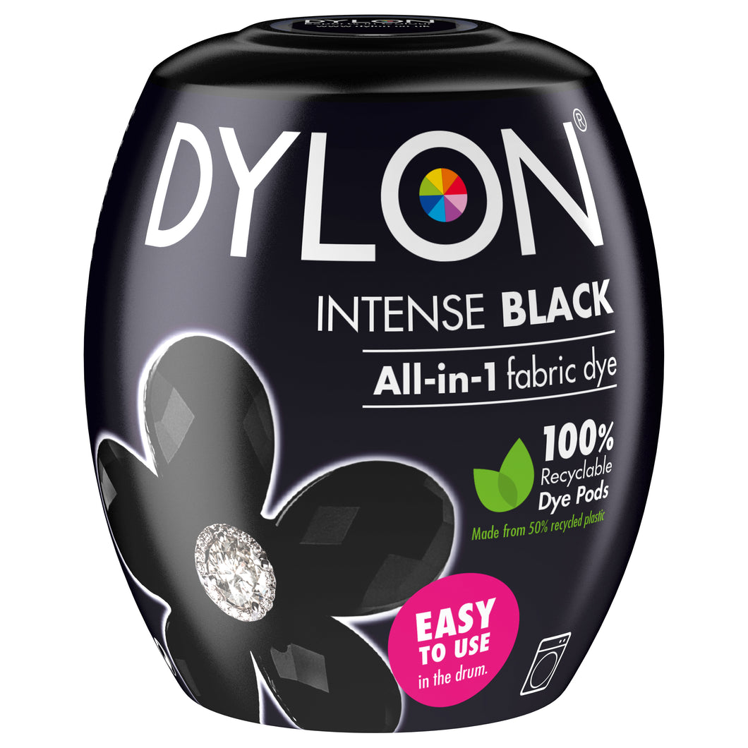 dylon all in 1 fabric dye intense black machine pod 2204433 fabric shack malmesbury