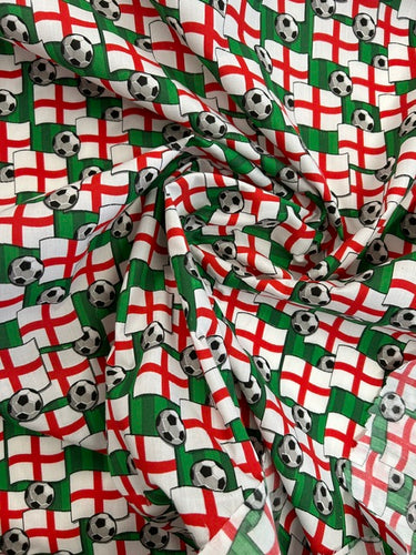 england football flag ball st george flag soccer world cup polycotton fabric shack malmesbury