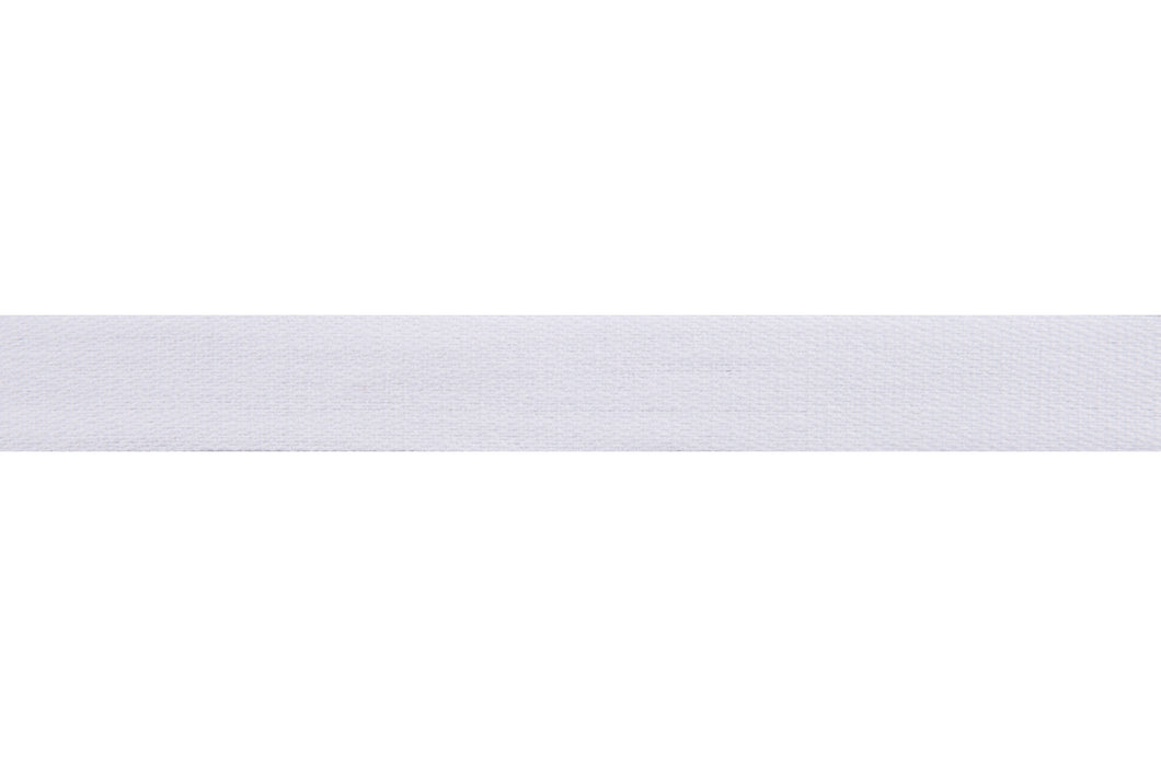 essentials cotton tape 14mm premium white fabric shack malmesbury ETR200_WHT