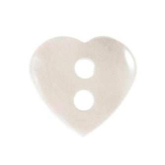 essentials mini heart button 11mm pearl cream fabric shack malmesbury G437418_1