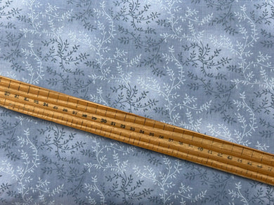 extra wide quilt backing tonal vineyard trees fern flower floral blue grey 202 cotton fabric shack malmesbury