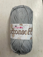 fabric shack knitting knit crochet wool yarn king cole cotton soft cottonsoft dk double knit silver grey 782
