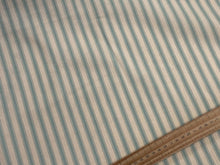 fabric shack canvas yarn dyed cotton ticking stripes duck egg blue fabric shack malmesbury
