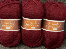 fabric shack knitting crochet knit wool yarn stylecraft aran denim burgundy 1035
