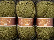 fabric shack knitting crochet knit wool yarn stylecraft aran khaki 1027