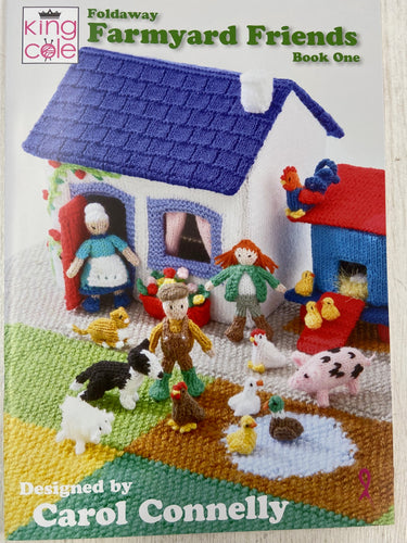 foldaway farmyard farm friends knitting pattern book 1 carol connelly fabric shack malmesbury