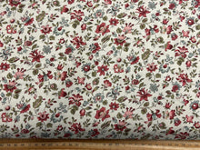 french general antoinette floral flowers mary versailles moda panel cotton fabric shack malmesbury small flowers pearl cream
