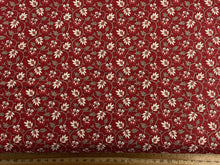 french general moda chateau de chantilly floral flowers Ditsy Floral Flowers Rouge Red 45 14 cotton fabric shack malmesbury