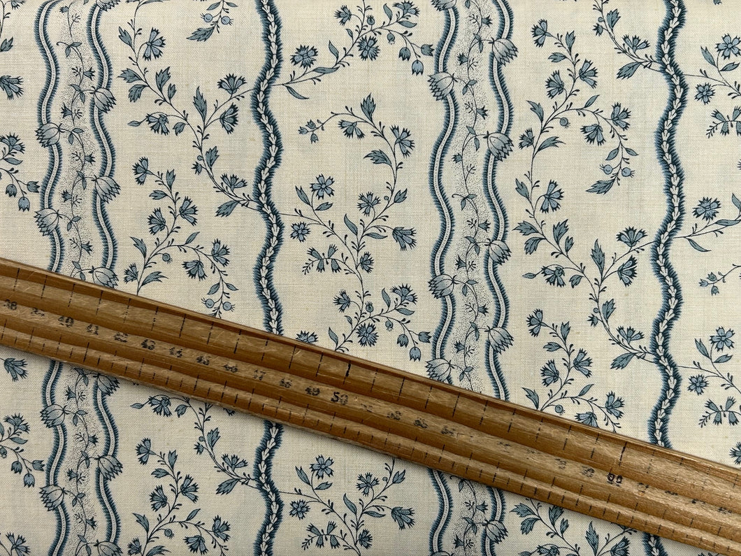 french general moda fleur de paris fabric shack malmesbury border pearl french blue 9313 