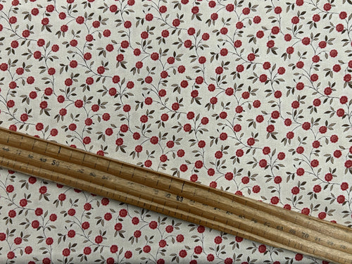 french general moda fleur de paris fabric shack malmesbury  mini flower vine pearl 9511