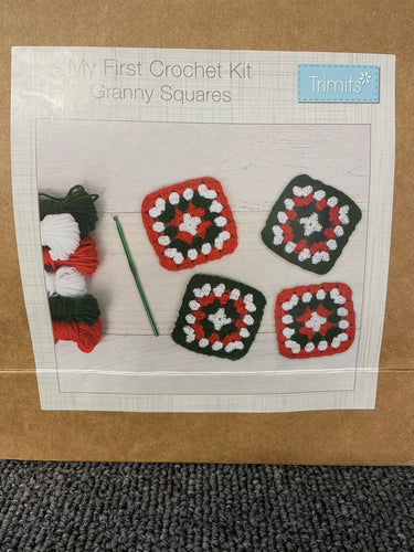 granny grannie squares christmas crochet kit my first fabric shack malmesbury