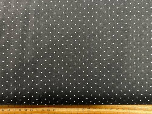 graywork tula pink carbon grey tiny dots spots stripes multi wolf seal puffin disco poms grey shadow fabric shack malmesbury 