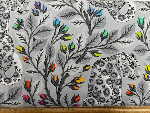 graywork tula pink fog grey beauty mark spots stripes multi wolf seal puffin disco poms grey shadow fabric shack malmesbury 