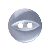 Trimits Fish Eye Plain Button 2 Hole 11mm Various Colours