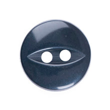 Trimits Fish Eye Plain Button 2 Hole 11mm Various Colours