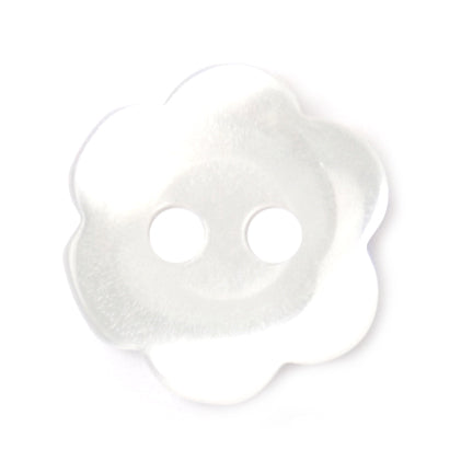 groves flower head kids button knit knitting white 11mm fabric shack malmesbury BF_8528