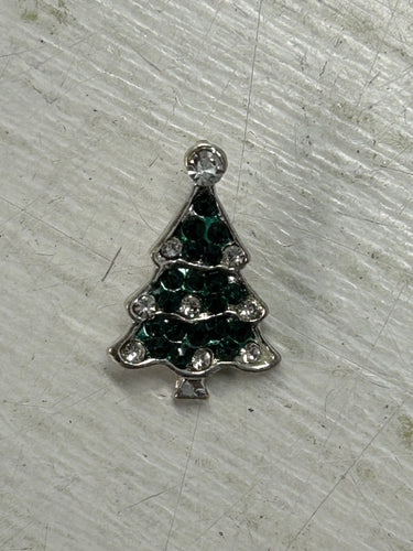 groves seasonal button gem christmas tree green shank 20mm fabric shack malmesbury