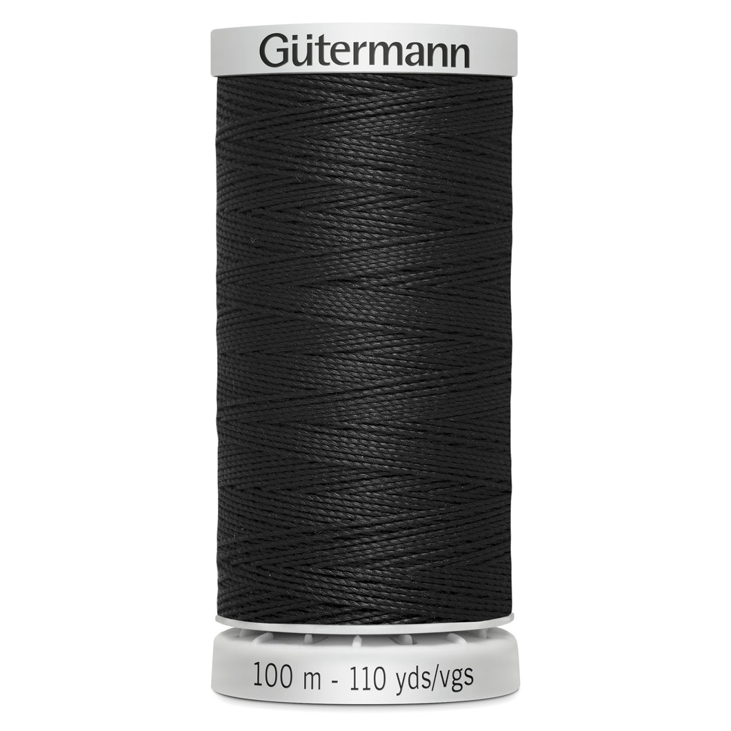 gutermann extra strong upholstery thread black fabric shack malmesbury 2T100E_blk