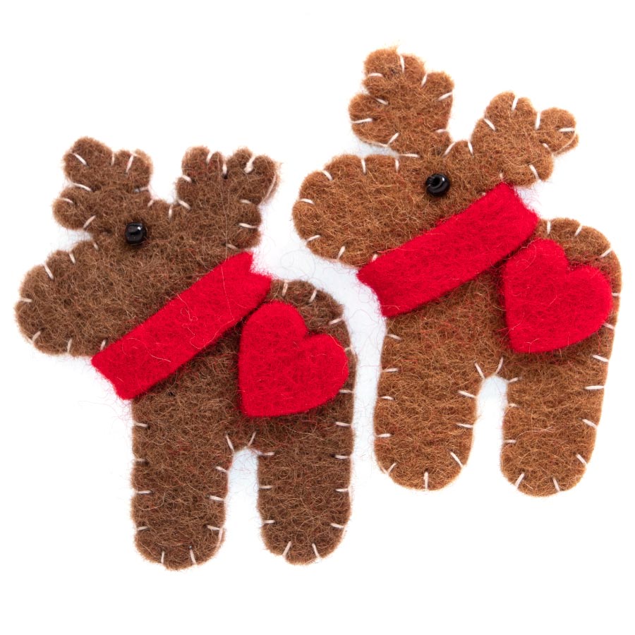 habico christmas crafts reindeer rudolph decorations card making fabric shack malmesbury hf150