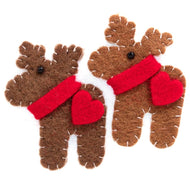 habico christmas crafts reindeer rudolph decorations card making fabric shack malmesbury hf150