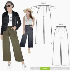 hantex style arc sewing pattern dressmaking clare woven pant fabric shack malmesbury 