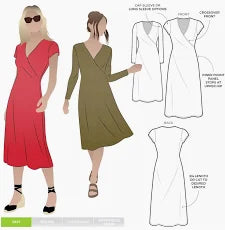 hantex style arc sewing pattern dressmaking suzie knit dress fabric shack malmesbury 