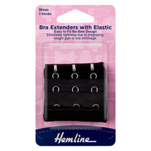 hemline bra back strap extender 50mm black fabric shack malmesbury H771_50e_B