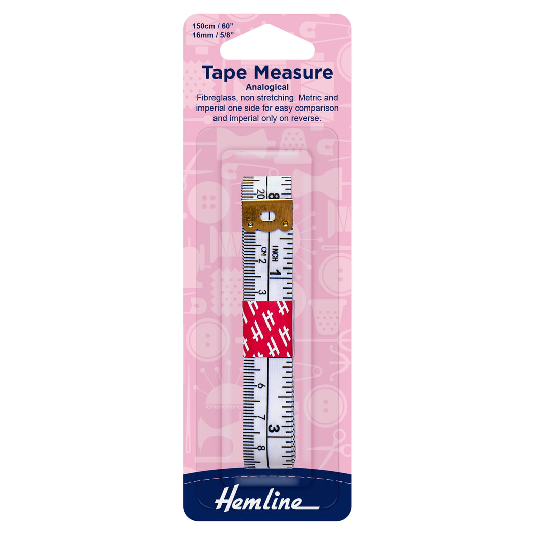 hemline tape measure analogical metric imperial fabric shack malmesbury H252