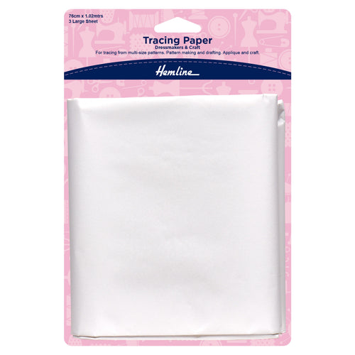 hemline tracing paper pattern fabric shack malmesbury H750