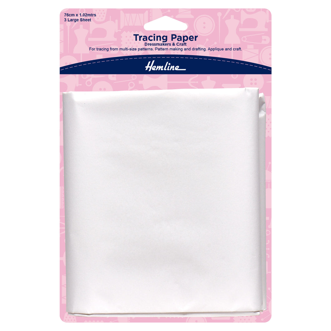 hemline tracing paper pattern fabric shack malmesbury H750