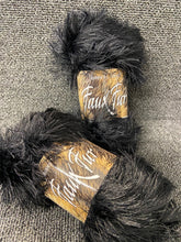 james c brett faux fur chunky long pile eyelash eye lash wild cat black H10 wool yarn fabric shack malmesbury