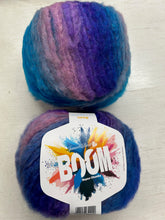 james c brett zoom fluffy super chunky self stripe bright free pattern summer evening OM03 fabric shack malmesbury