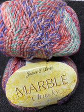 james c brett marble chunky wool yarn 200g carnival MC106 knit knitting crochet fabric shack malmesbury