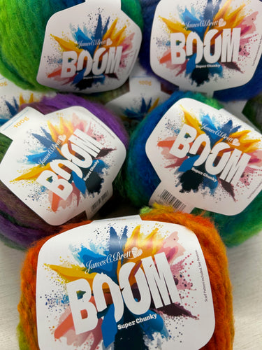 james c brett zoom fluffy super chunky self stripe bright free pattern fabric shack malmesbury