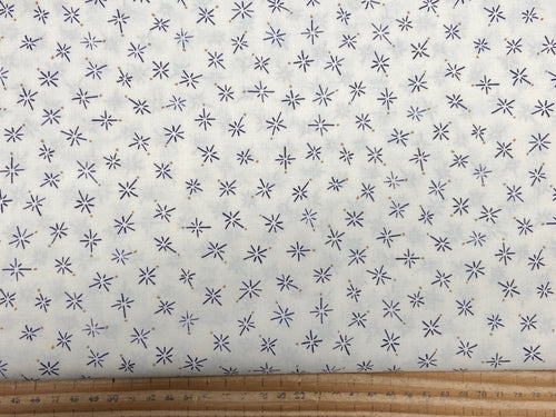 janet clare moda longshore long shore north star cream cotton fabric shack malmesbury